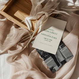 Convites Casamento da Tipografia Retroativa Minimalista Sal