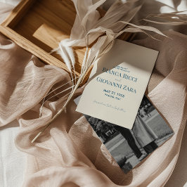 Convites Casamento da Tipografia Retroativa Minimalista Sal