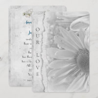 Casamento Daisy Macro com Borda Torn