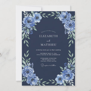 Convites Casamento Dália à Meia-Noite
