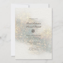 Casamento das Formas de Aquarela Verde