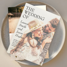 Casamento de 4 fotos preto e branco moderno