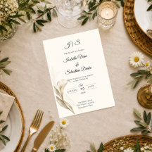 Casamento de Açucena de Marfim Atemporal