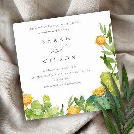 CONVITES CASAMENTO DE ÁGUA FLORAL DE GORDURA DE CACTUS SUCC