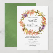Casamento de Algas Marinhas em Aquarela