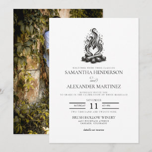Convites Casamento de Amor em Torno da Fogueira