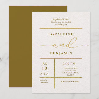 Convites Casamento de aparência elegante e moderno