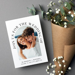 Convites Casamento de Arch Fotográfico Elegante