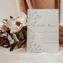 Casamento de Arte Floral Branca Minimalista Boho N