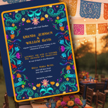 Casamento de Arte Popular Mexicana Floral Fiesta