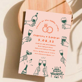 Convites Casamento de Arte Retroativa