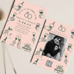 Convites Casamento de Arte Retroativa