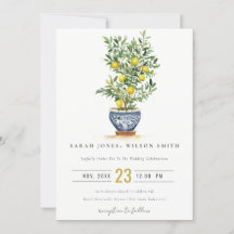 Casamento de Árvore de Limão Amarelo Boho-Marroqui