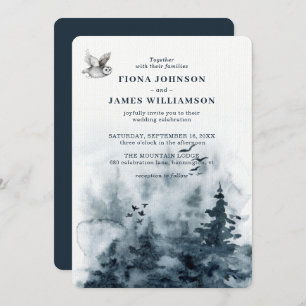 Convites Casamento de Árvores de Madeira