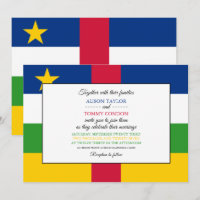 Casamento de Bandeira da República Centro-Africana