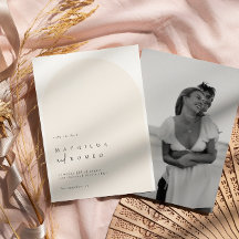 Casamento de beige moderno minimalista salvo a dat