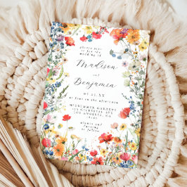 Convites Casamento de Bold Wildflower