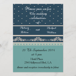 Convites Casamento de bolinhas romântica e legista