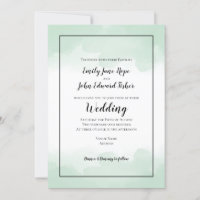 Casamento de Borda de Summery Mint Green