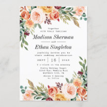 Casamento de Borgonha com Blush Floral Elegante