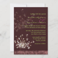 Casamento de Borgonha de Meadow Dandelions