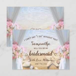 Convites Casamento de Bridesmaid com Starfish da Praia Trop