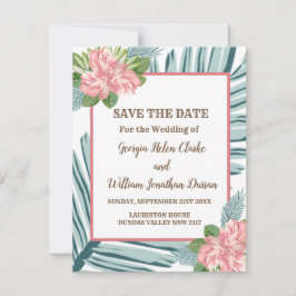 Convites Casamento De Buquê Magnolia Lily Salvar A Data