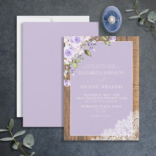Convites Casamento de cadeiras de madeiras russas com Lavan
