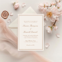 Casamento de Caligrafia Elegante de Leve Minimalis