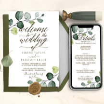 Casamento de Caligrafia Eucalyptus para download