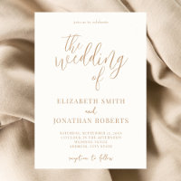Casamento de Caligrafia Minimalista Moderno