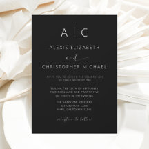 Casamento de Caligrafia Moderna Minimalista