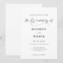 Casamento de caligrafia romântica elegante