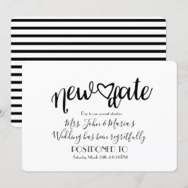 Convites Casamento de Cancelamento de Novo Adiamento de Dat