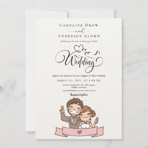 Convites Casamento de Casal de Anime