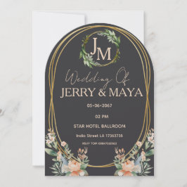 Convites Casamento de Casal Romântico Personalizado