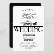 Casamento de Cavalo Elegante e Buggy