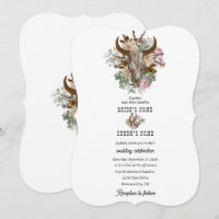 Casamento de caveira de vovó de boho