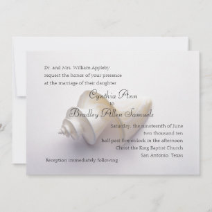 Convites Casamento de Célula do Mar na Areia