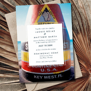Convites Casamento de Chaves da Florida Beach