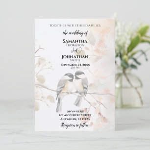 Convites Casamento de Chickadee