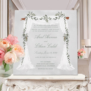 Convites Casamento de Chuppah Branch