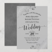 Casamento de Cinzas Elegante Silver Frills