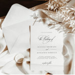 Convites Casamento de Clássica do Monograma Romântico Elega<br><div class="desc">Capturando a essência do romance clássico, esse convite é a escolha perfeita para casais que buscam um toque de nostalgia misturado com elegância moderna. Projetado para coordenar com a coleção de convites de casamento "Augusta". Para alterar os detalhes, clique em "Detalhes". Para mover o texto ou alterar o tamanho, a...</div>