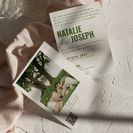 Convites Casamento de Código QR Colorido Colorido da Clama