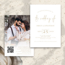 Casamento de Código QR de Sobreposição de Fotograf