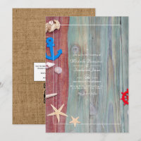 Casamento de Código QR RSVP Náutico Praia Rústica