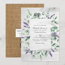 Casamento de código QR RSVP rústico de eucalipto l