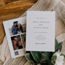 Casamento de Colagem de Fotos de Script Elegante