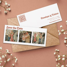 Casamento de Colagem de Fotos Moderna Simples